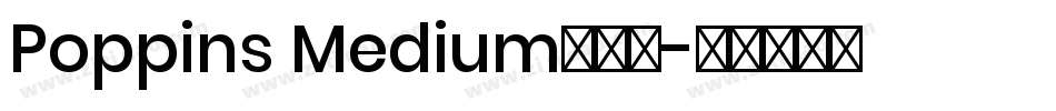 Poppins Medium手机版字体转换